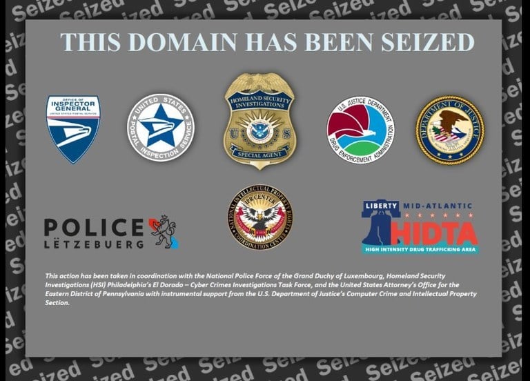 Domain has Been Seized