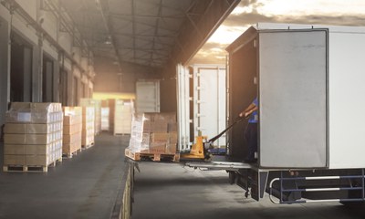 Counterfeit Goods - Truck at Warehouse